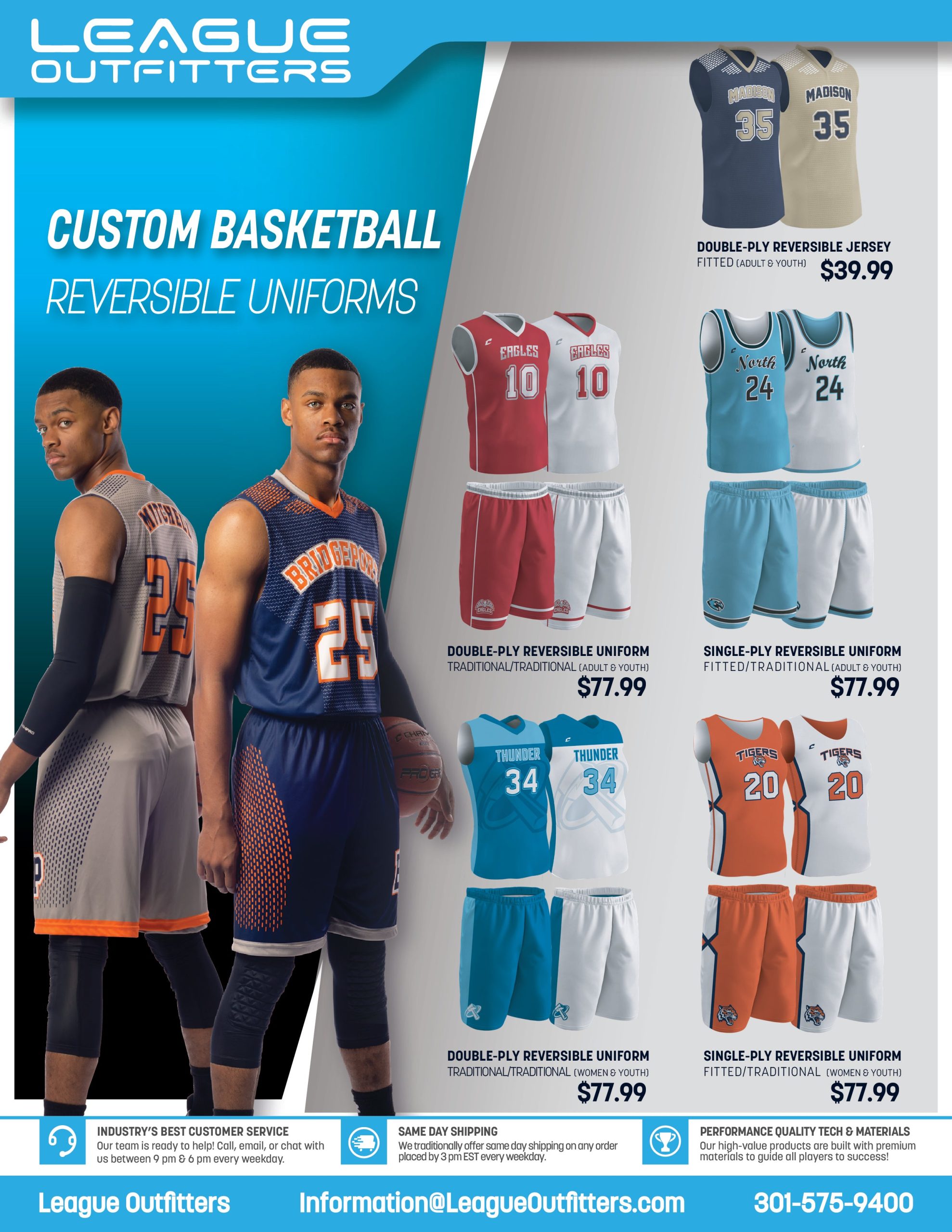 Benutzerdefinierte wendbar Basketball Uniform Paket