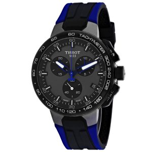Tissot Herren Schwarzes Zifferblatt Uhr