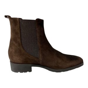 Bally Coline 6230577 Damen Testa Di Moro Wildleder Chelsea Stiefel