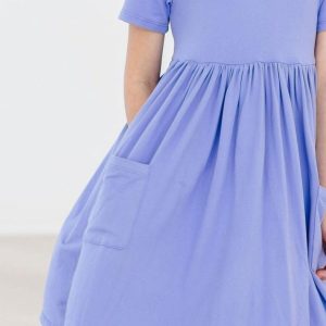 Periwinkle S/S Pocket Twirl Kleid