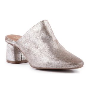 Schwarze Leder Pumps von Muse Metallic