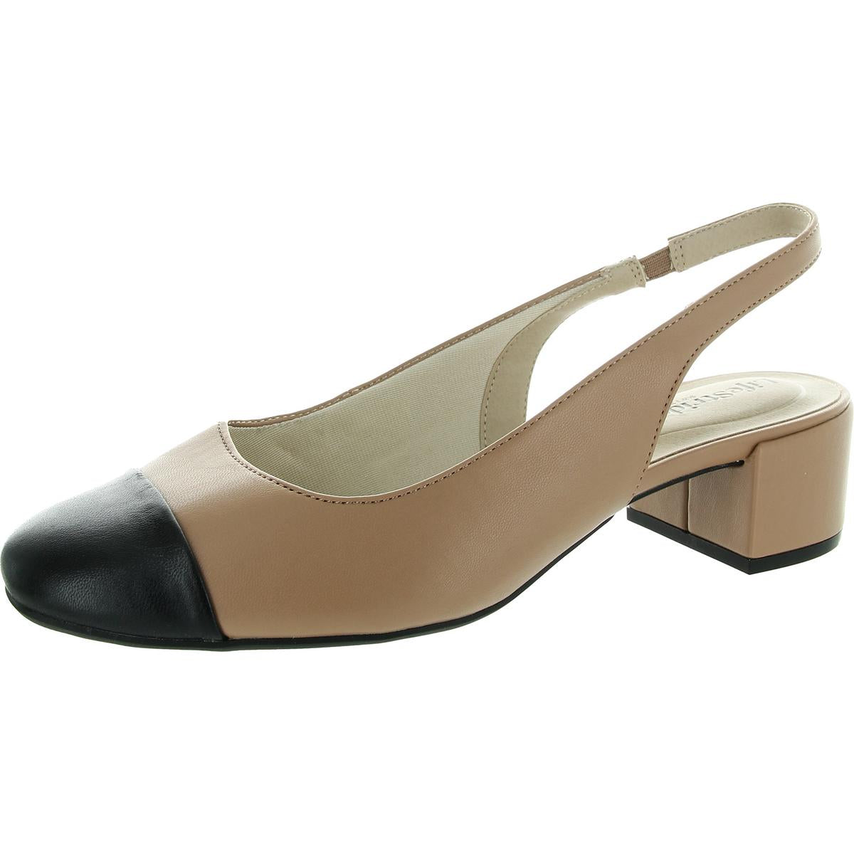 Werden Toe Kappe Slingback Absatzschuhe