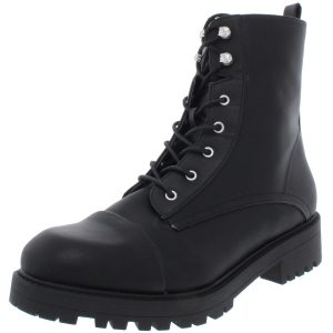 Elmhurst Kunstleder-Stollen-Soul-Kampfstiefel