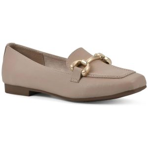 BESTOW gepolsterte Footbed Kunstleder Slipper