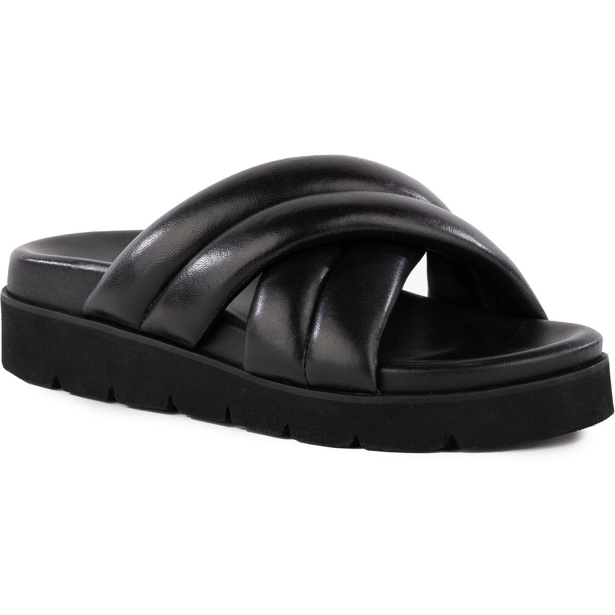 Schwarze Leder Pumps von Driving Force