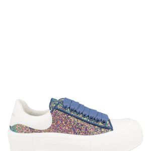 Glitzernde Low-Top-Sneaker