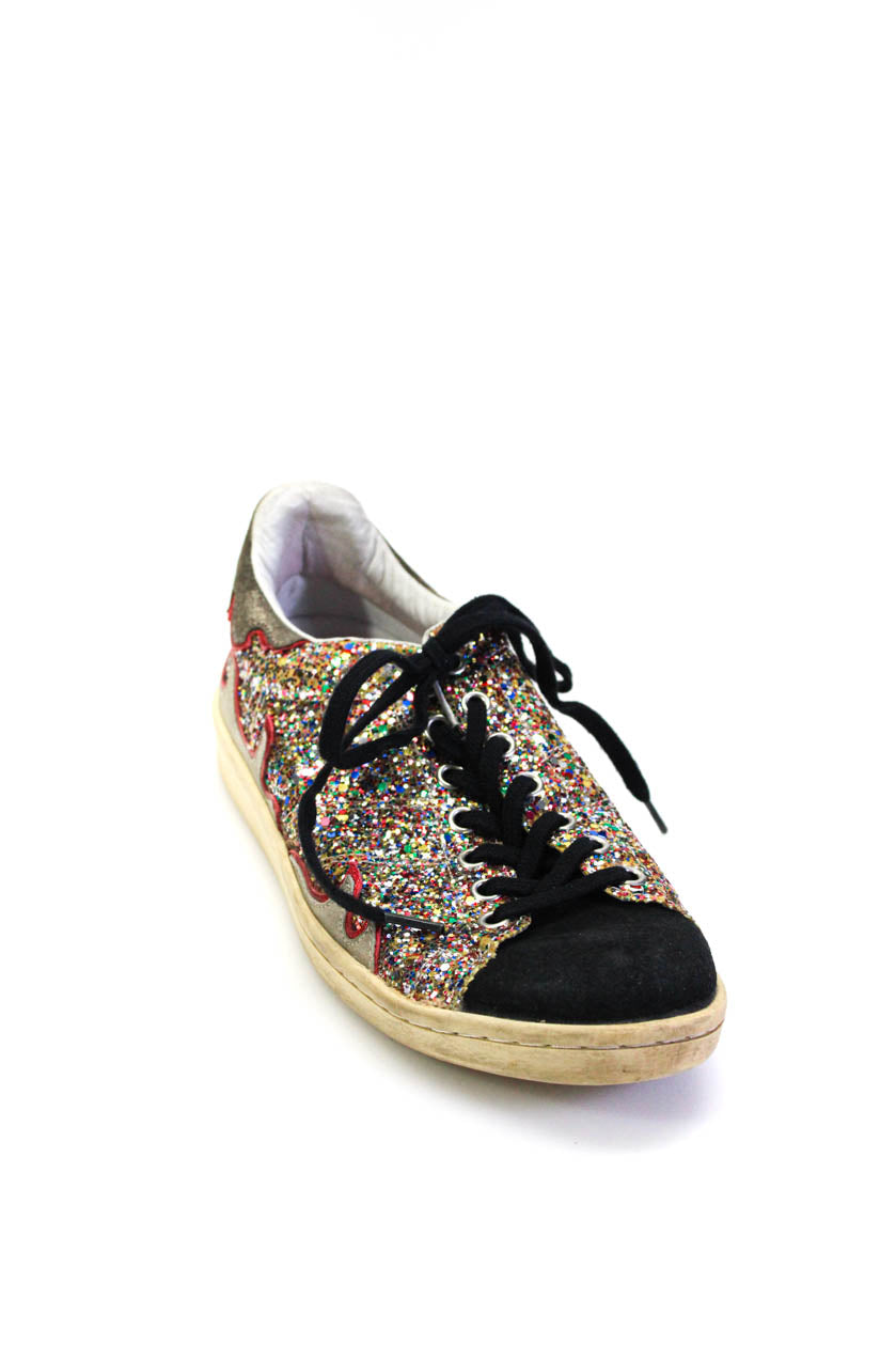 Etoile Isabel Marant Damen Mehrfarbig Glittery Mode Turnschuhe Schuhe