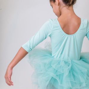 Salbeifarbener 3/4-Tutu-Trikot