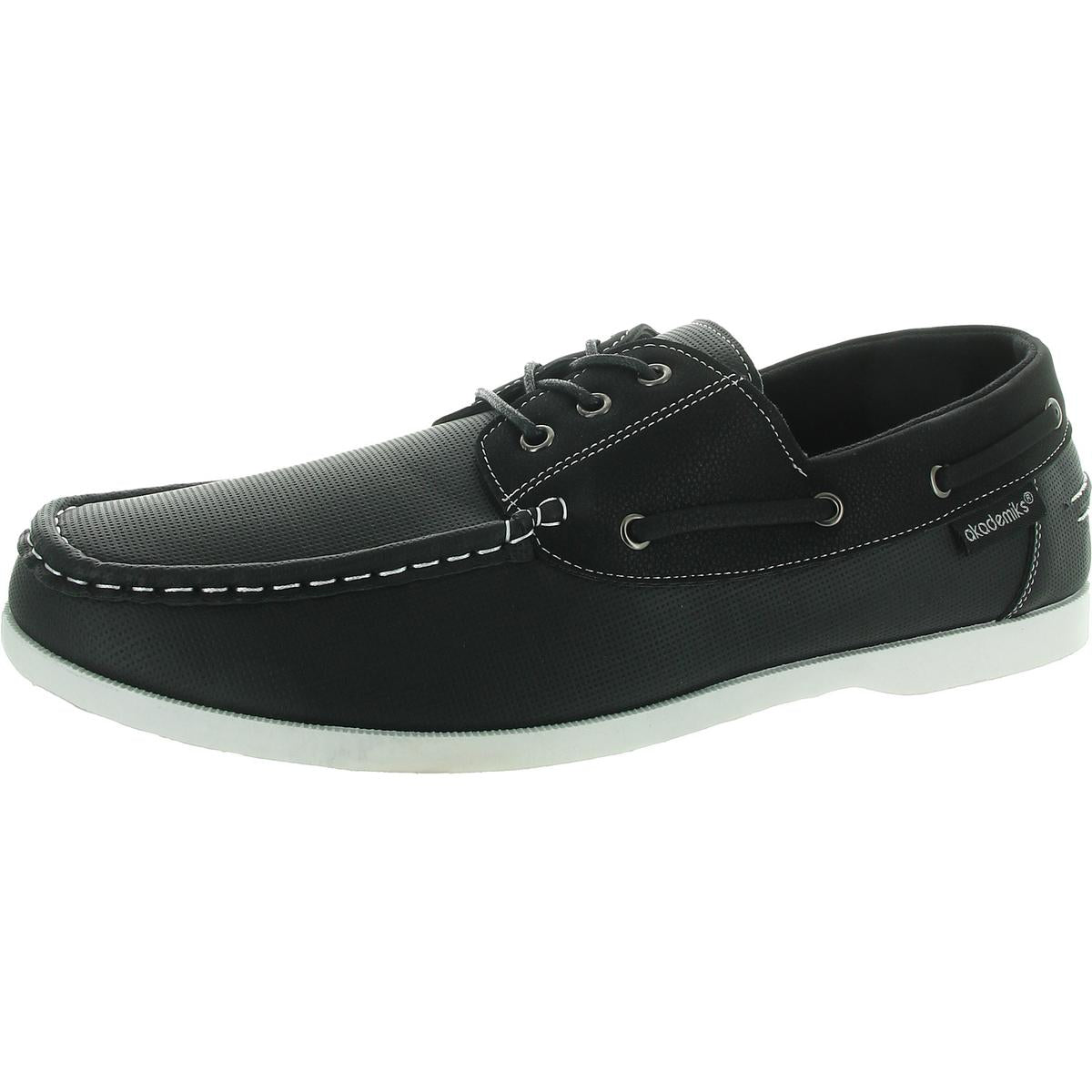 Schwarze Leder Pumps von Marina mit Schnürung