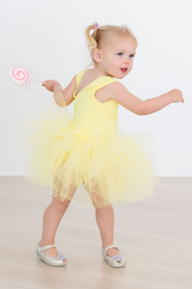 Gelber Top Tutu Leotard