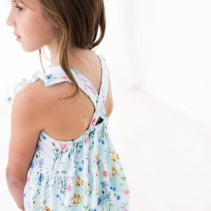 Wild Woods Rüschen Kreuz zurück Kleid