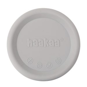 Haakaa Silikon-Milchpumpendeckel – Grau
