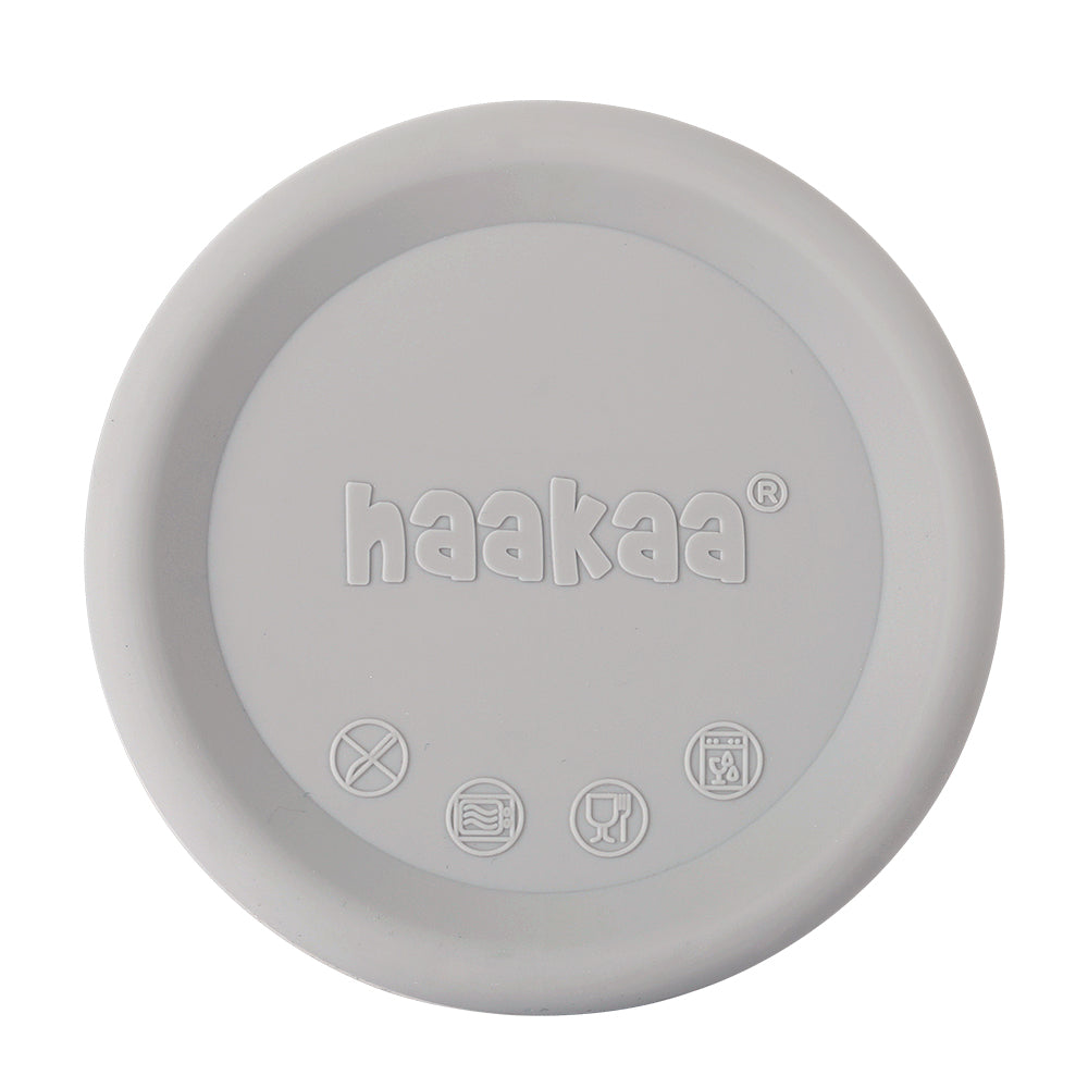 Haakaa Silikon-Brustpumpe Deckel – Grau