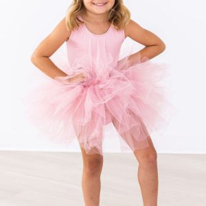 Tank-Tutu-Trikot im Vintage-Rosa-Stil