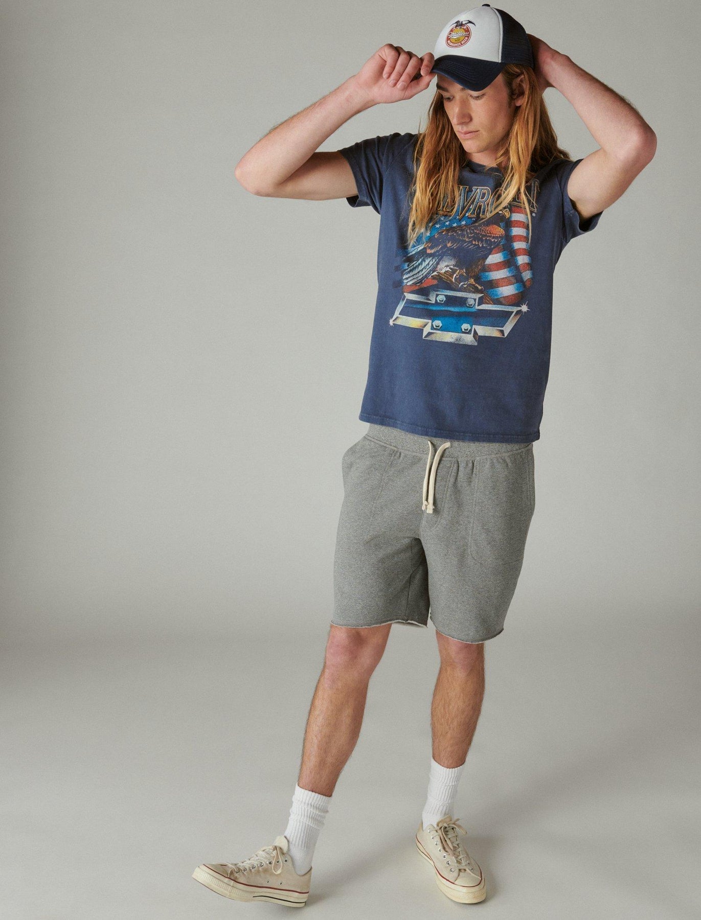 Lucky Brand Chevy Eagle T-Shirt für Herren
