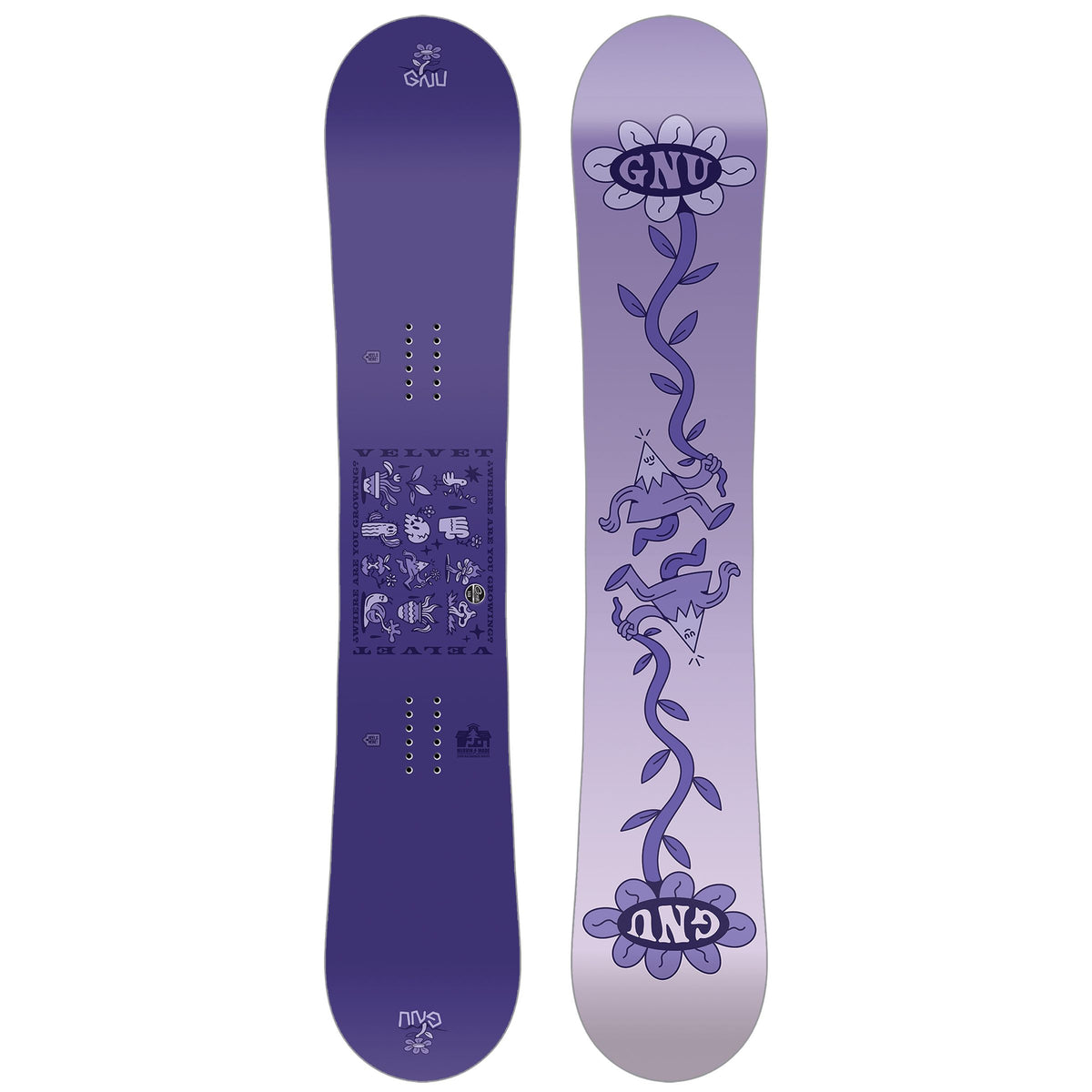 GNU Velvet Snowboard – 2025 – Damen