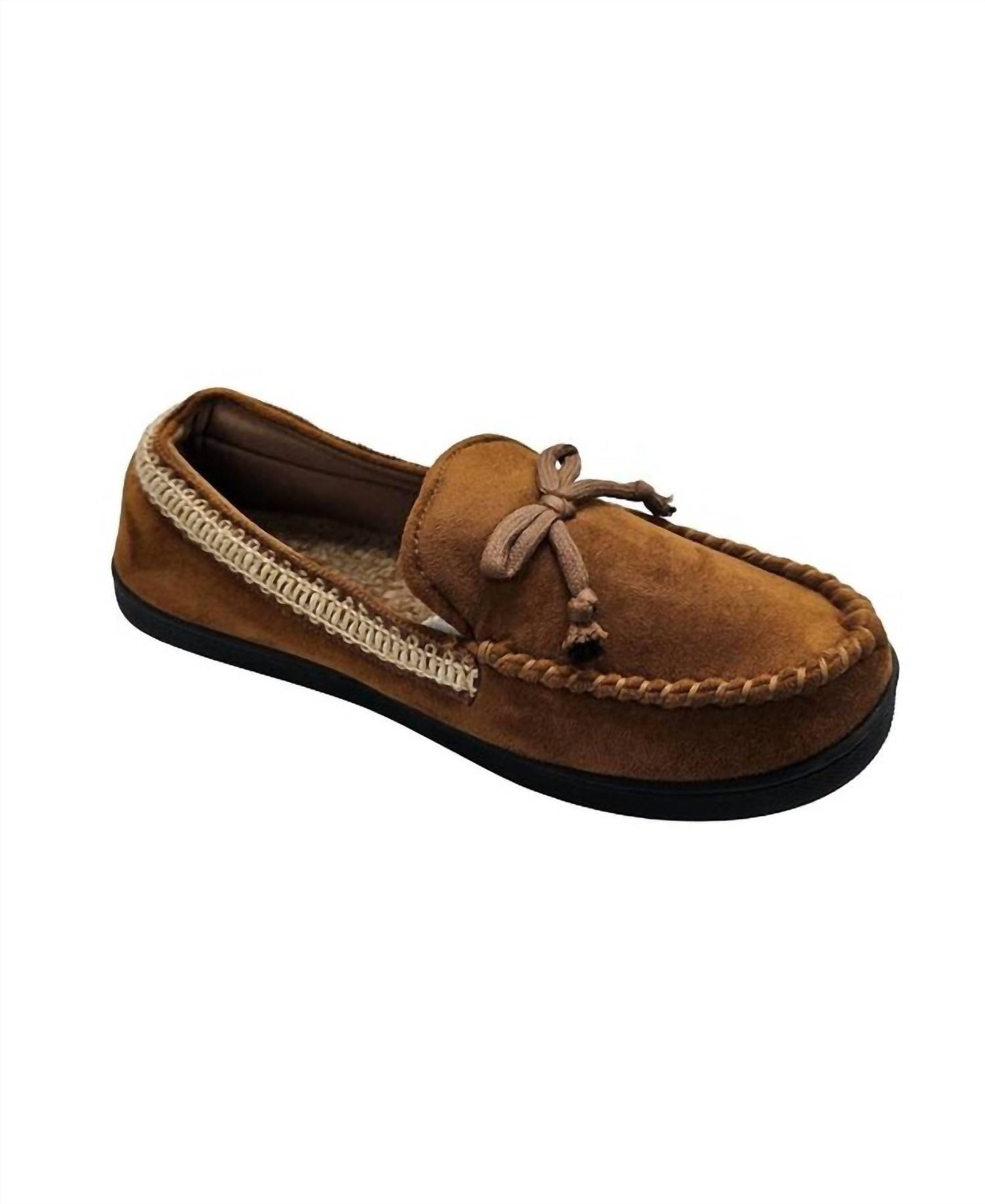 Herren Microsuede Seth Mokassin In Cognac