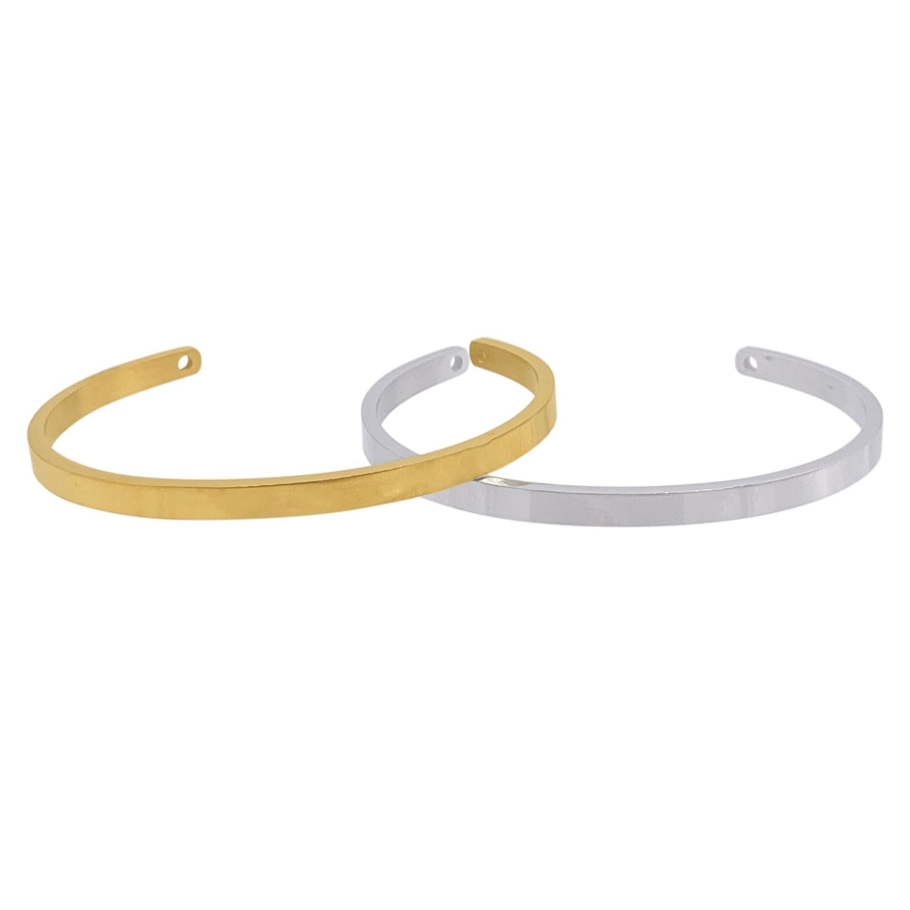 Wasserabweisendes Manschettenset Silber Gold