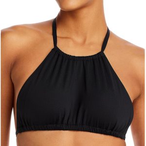 Damen hohe Hals Halter Bikini Badeoberteil
