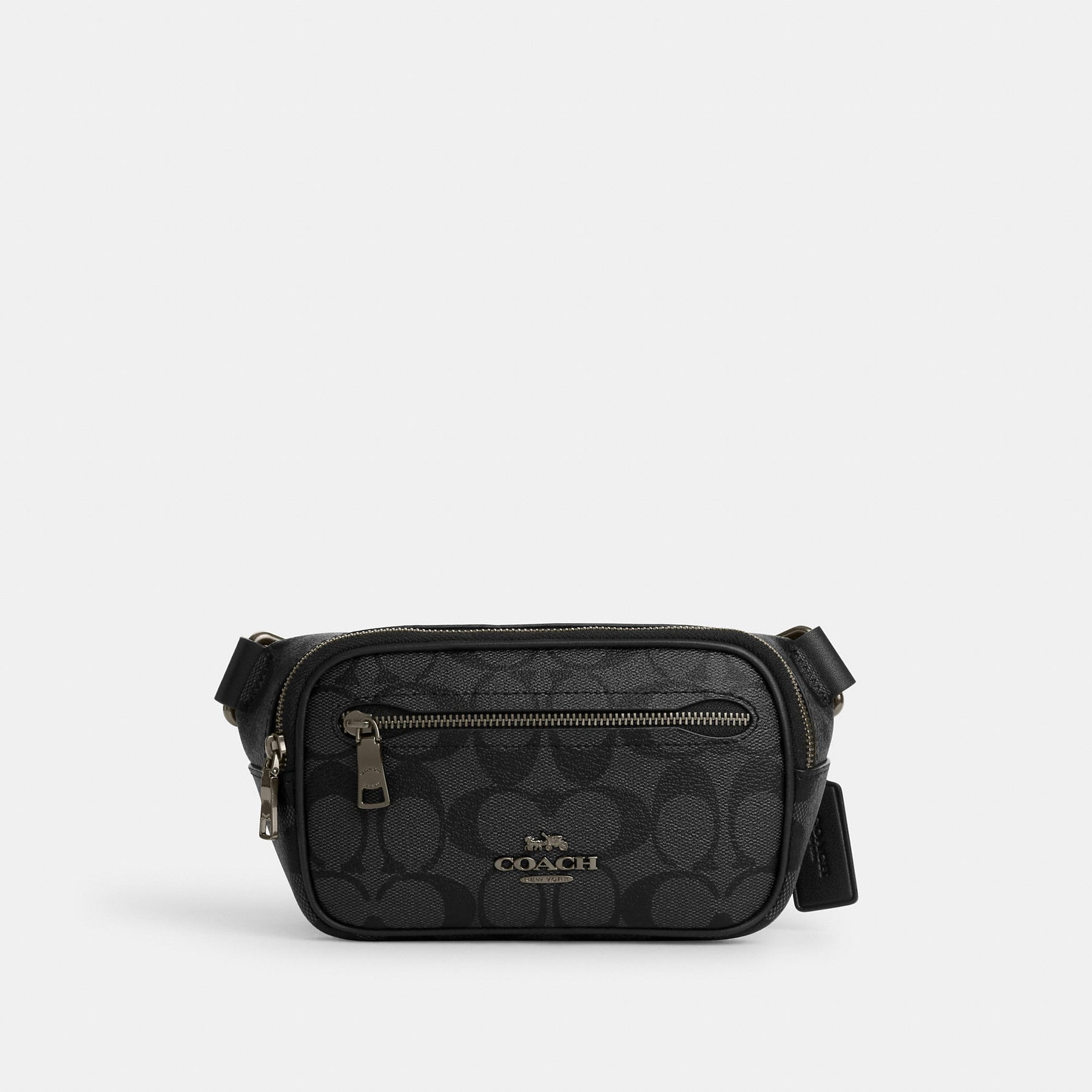 Coach Outlet Mini Gürteltasche in Signature Canvas