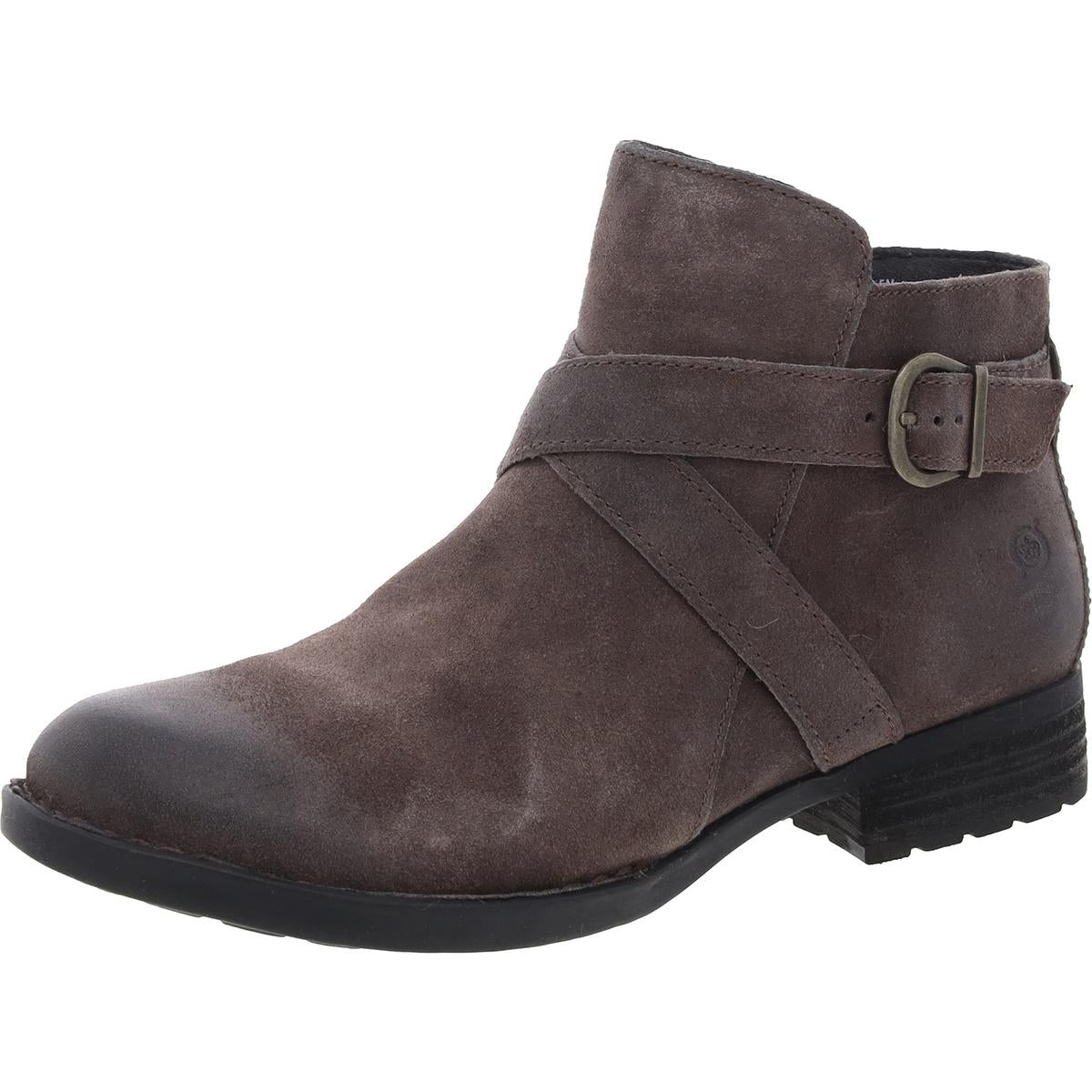 Trinculo Reißverschluss Nubuck Stiefeletten