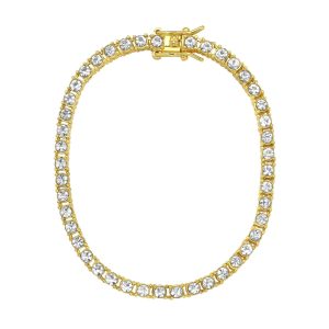 Herren-Tennisarmband Gold