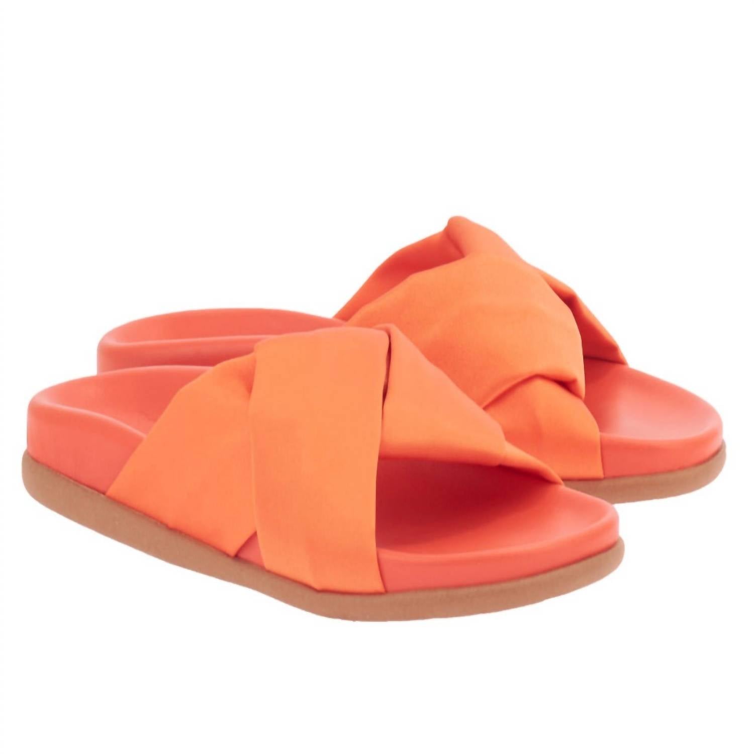 Whitney Fußbett Sandalen in Koralle