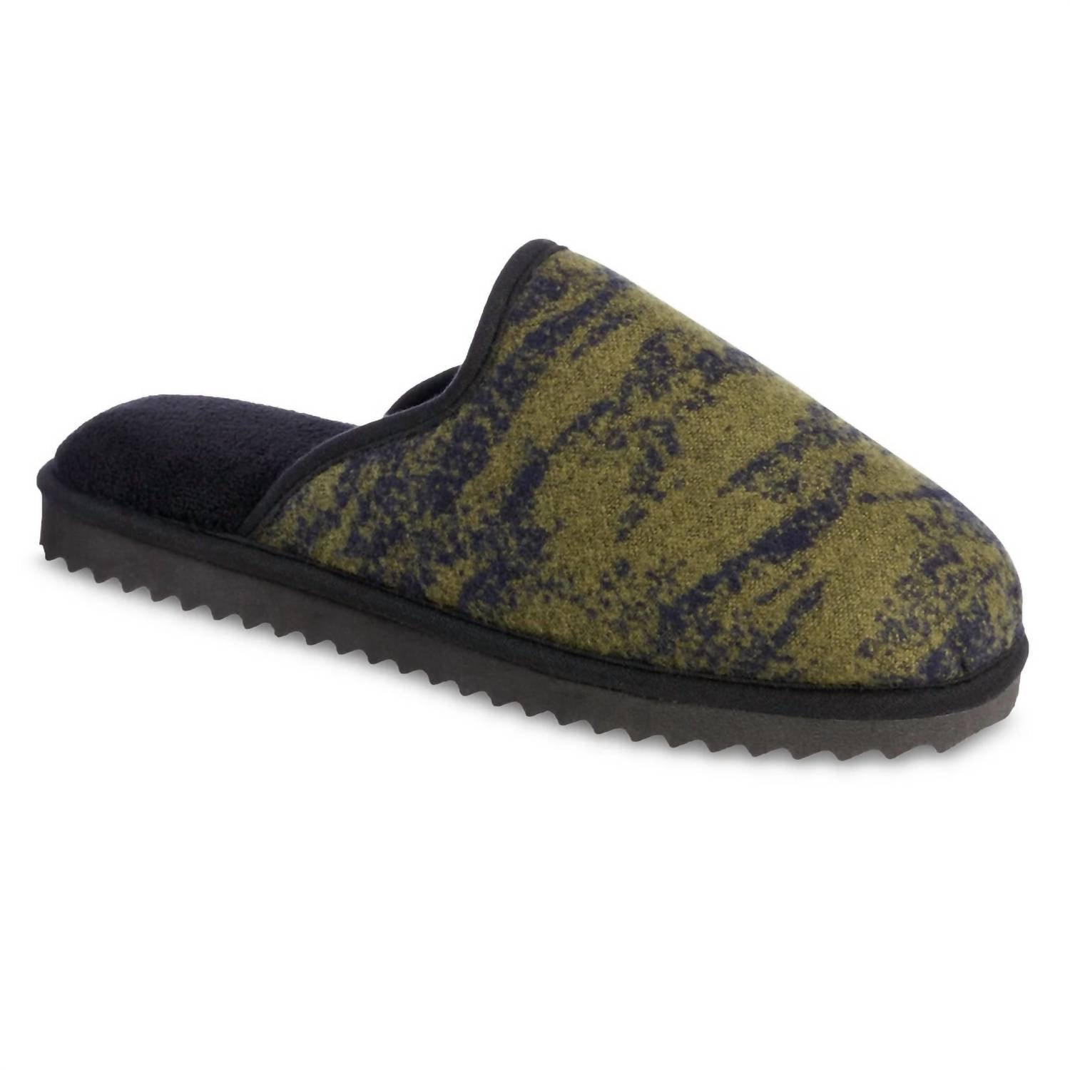 Recycelter Cooper Scuff Slipper für Herren in Oliv