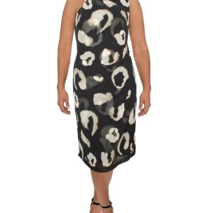 Semi-formelles Midi-Etuikleid für Damen