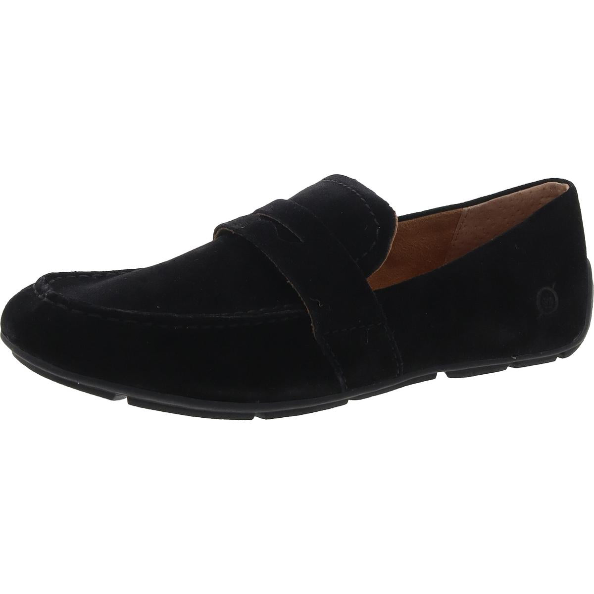 Melinda gepolsterte Fußbett Imitat Wildleder Loafer