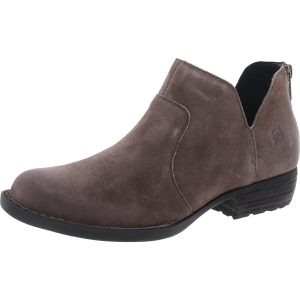 Kerri Reißverschluss Nubuk Stiefeletten