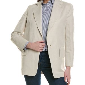 Max Mara Mosa Jacke aus Leinenmischung