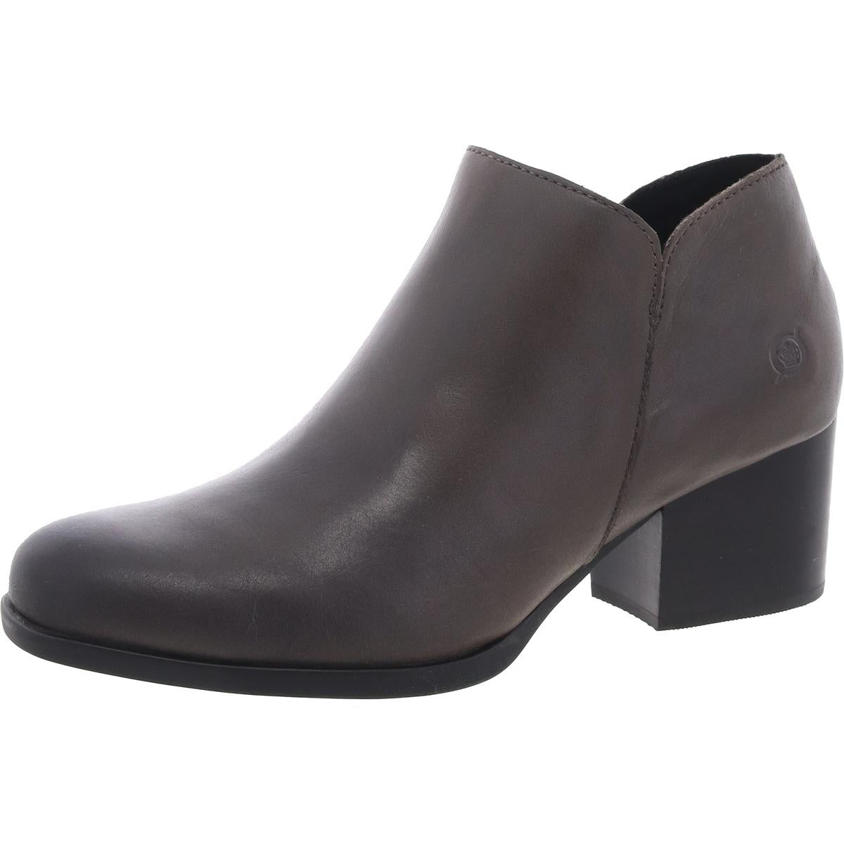 Kenzy Reißverschluss Leder Booties
