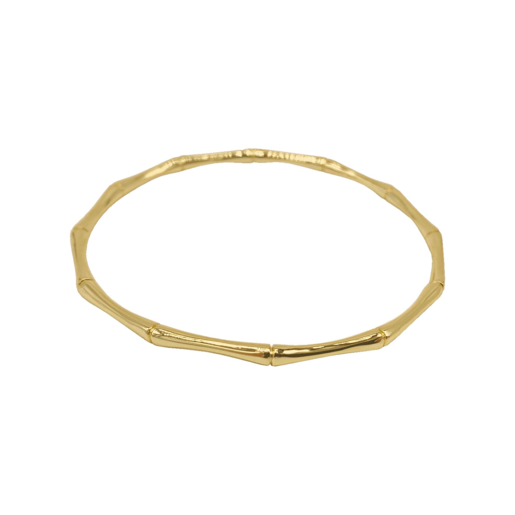 Bambus Armreif Gold