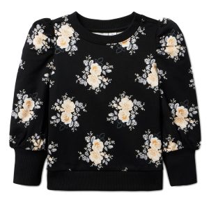 Janie und Jack florales French-Terry-Sweatshirt