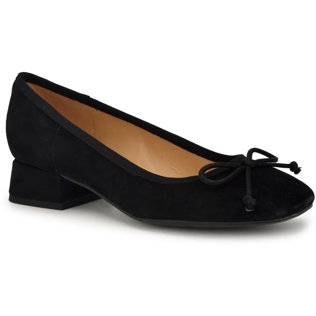 Wildleder Pumps aus Leder
