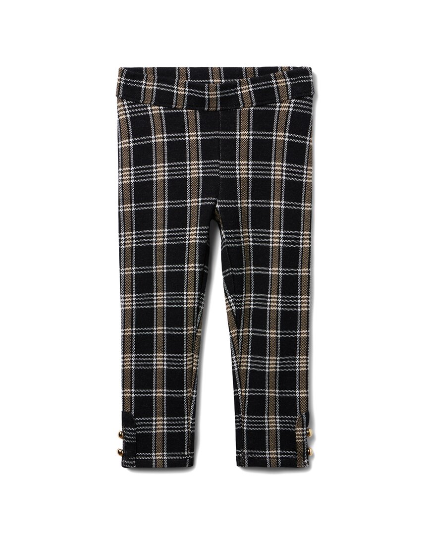 Janie and Jack Tartan Knopf Manschette Jacquard Hose