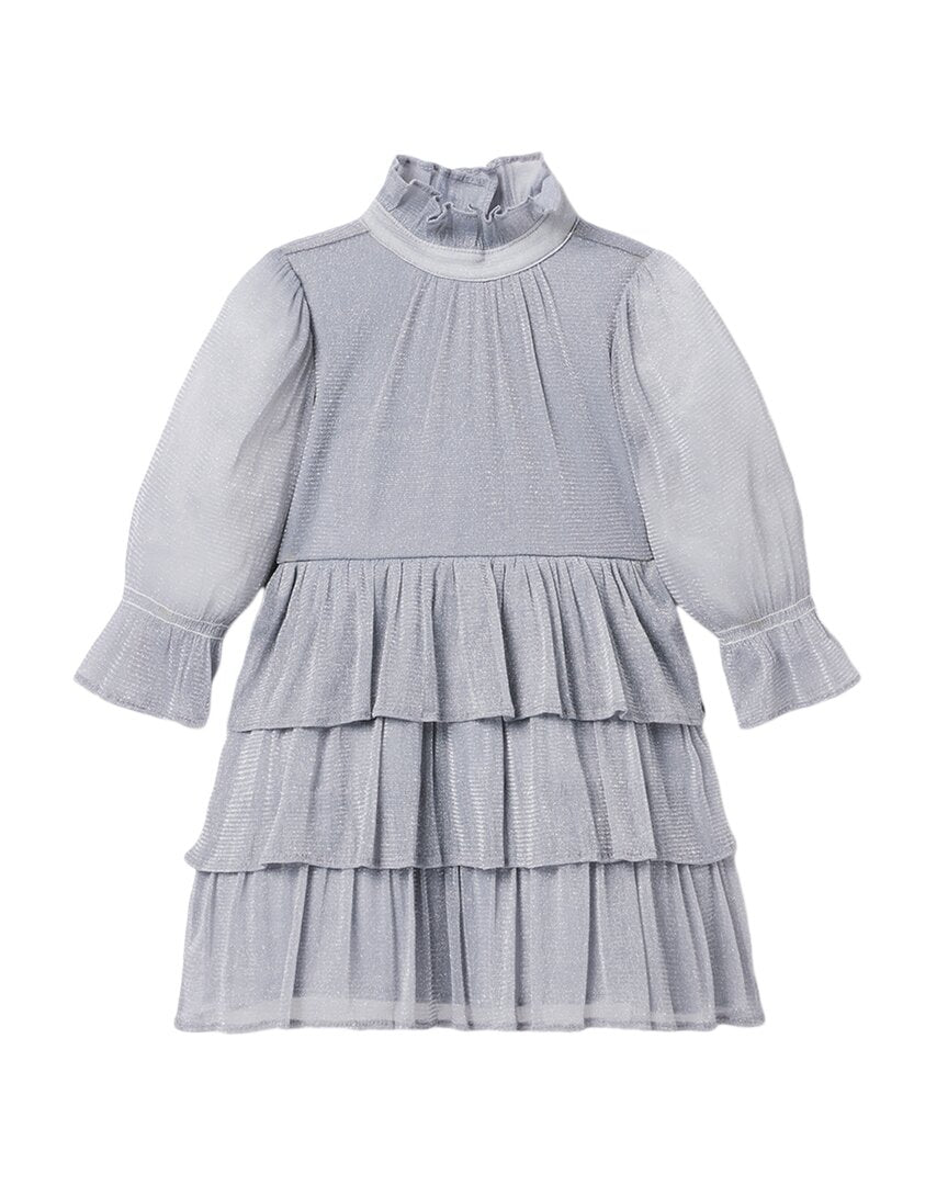 Janie and Jack Sparkle Mesh Rüschenkleid