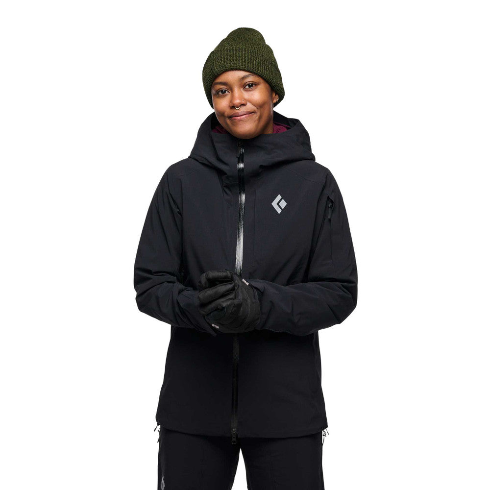 Schwarz Diamant Recon Stretch gefütterte Shell Jacke für Damen