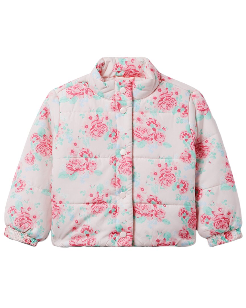 Janie and Jack Mit Blumenmuster Puffer Jacke