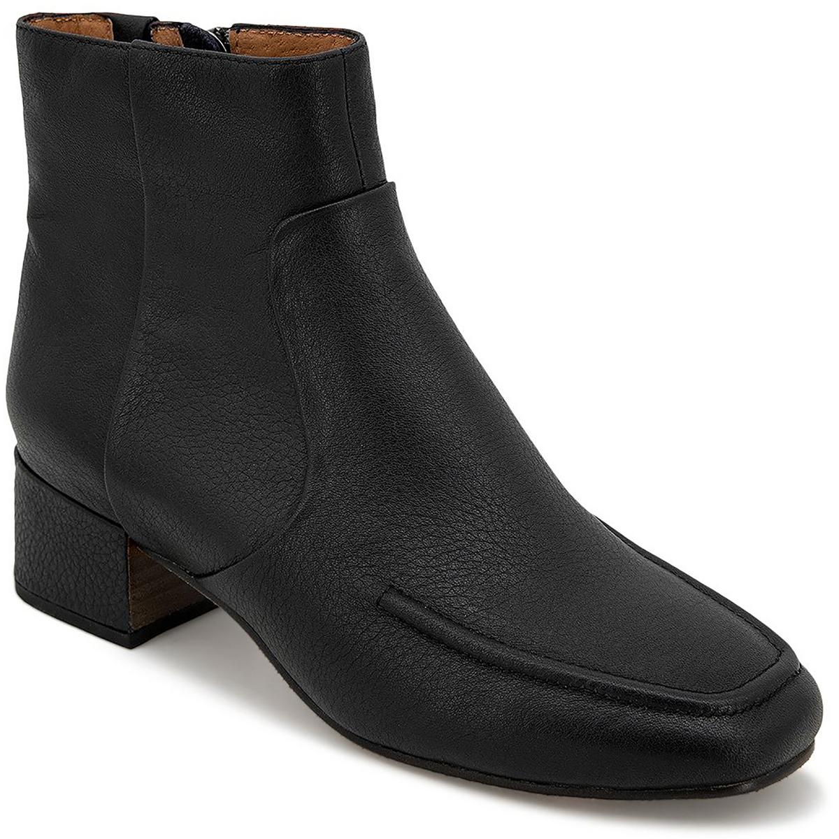 Ella Schürze Bootie Leder Stiefeletten