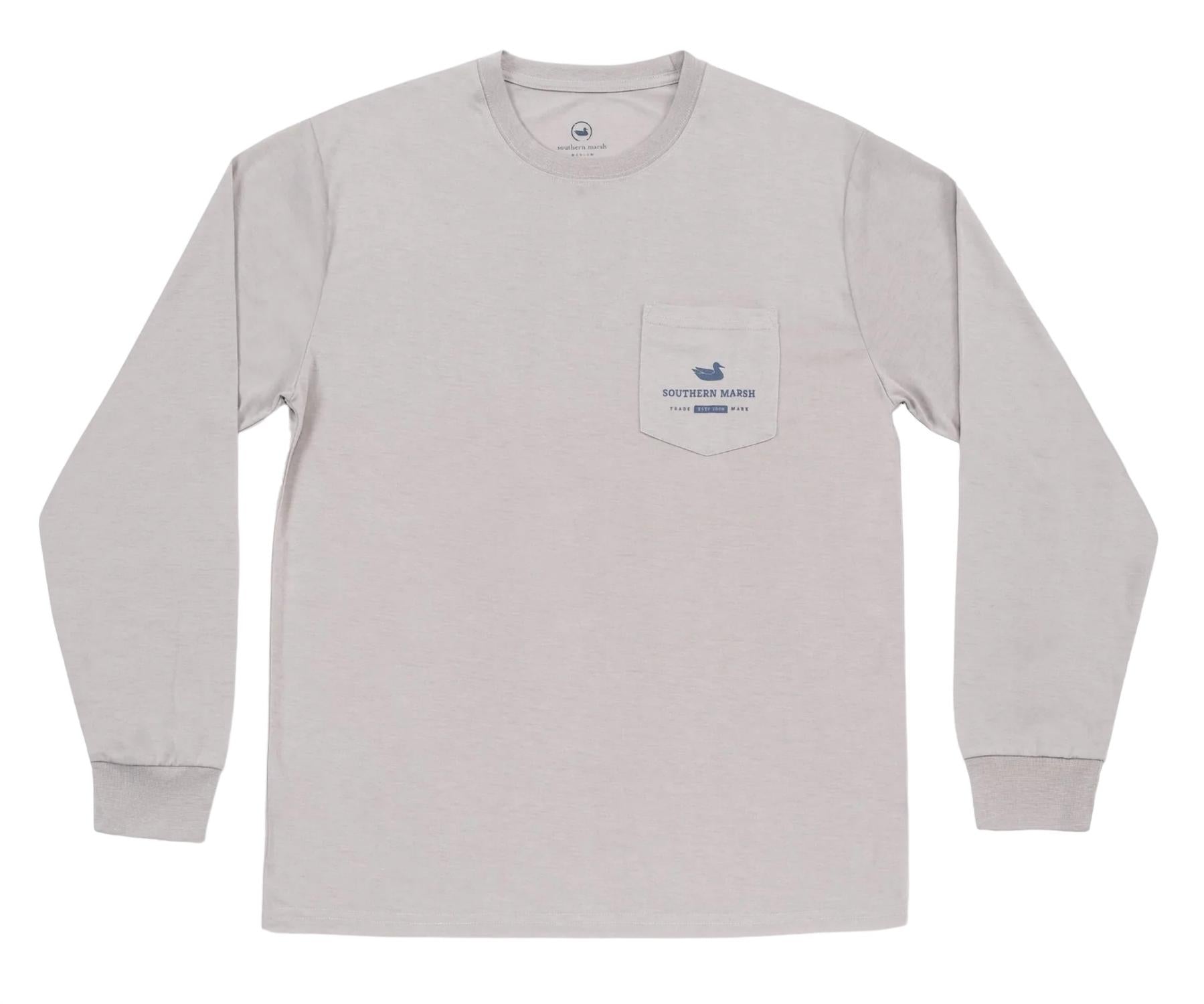 Unisex Comfort Tee – Morgen Flyover in Hellgrau