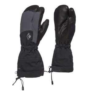 Schwarz Diamant Soloist Fingerhandschuhe – Herren