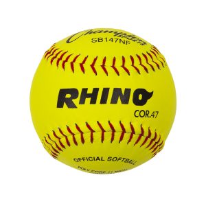 Champion Sports 11′′ Lederabdeckung Softball – Dutzend