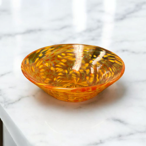 Orangenglasschale