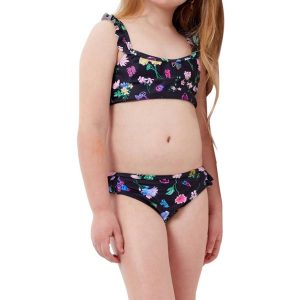 Mädchen Rüschen Bralette Bikini Top mit passenden Bikini Bottom In Gtk Gänseblümchen