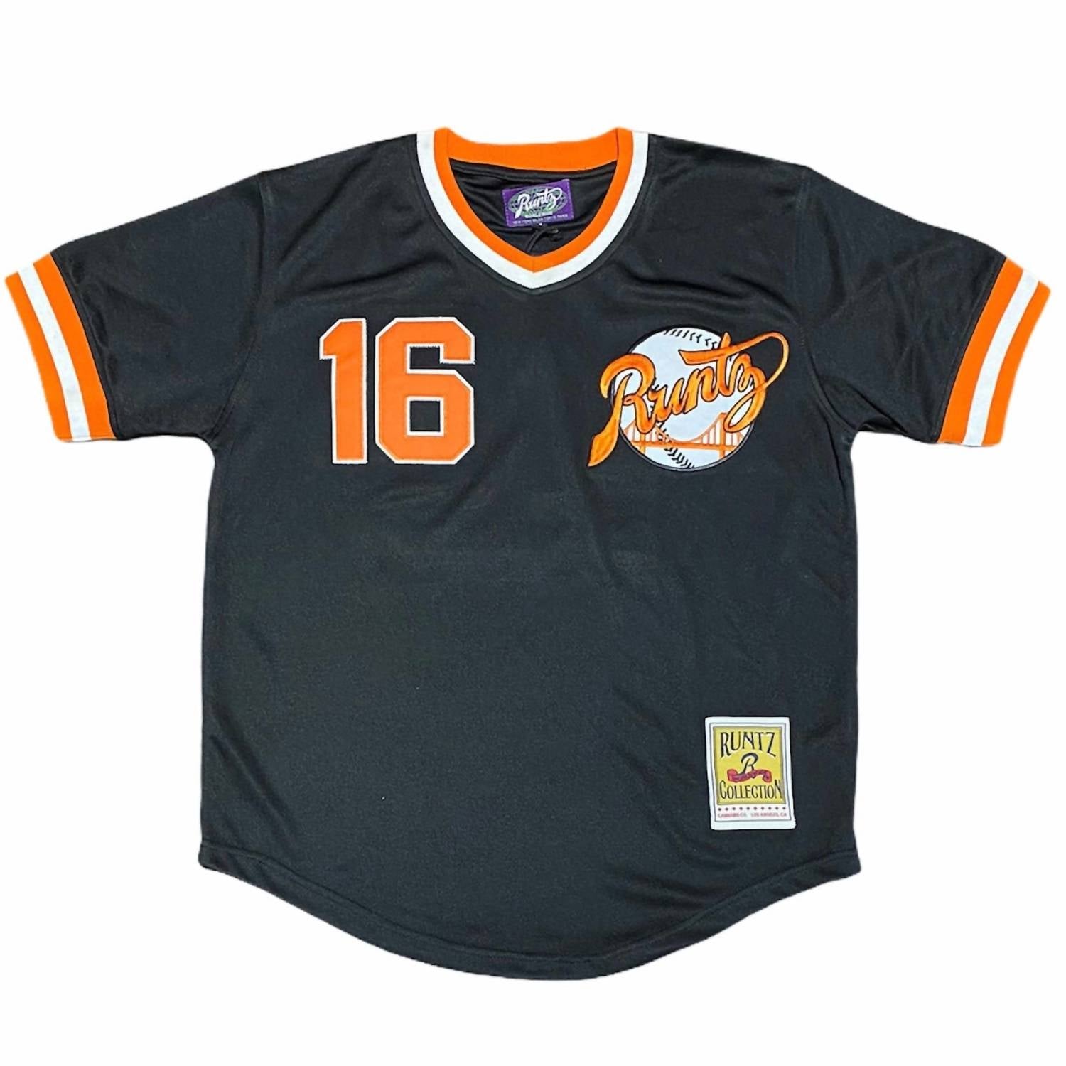 Herren Away San Francisco Kurzarmtrikot in Schwarz/Orange