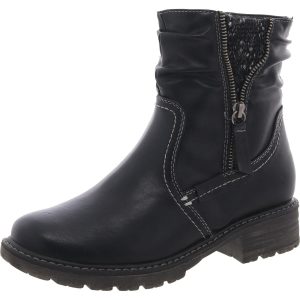 Logger Calgar Reißverschluss-Stiefeletten aus Kunstleder