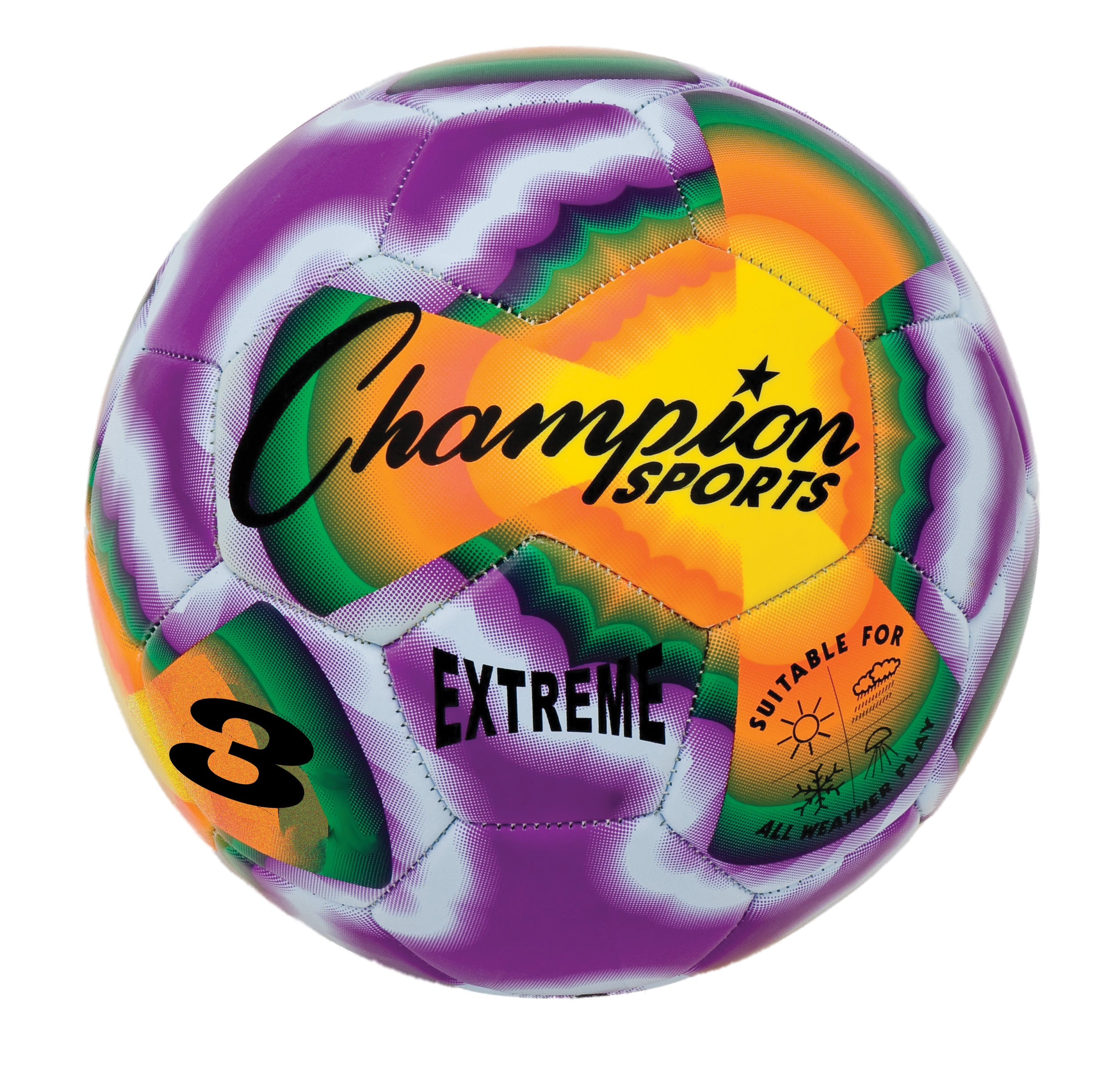Champion Sports Extreme Batikmuster Größe Fußball