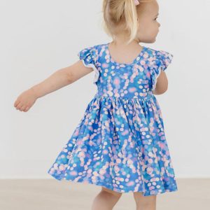 Shimmer & Shine Twirl-Kleid mit Flatterärmeln